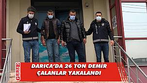Çalıştığı şirketten demir çalan şüpheli Darıca'da yakalandı