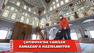 Çayırova'da camiler temizleniyor