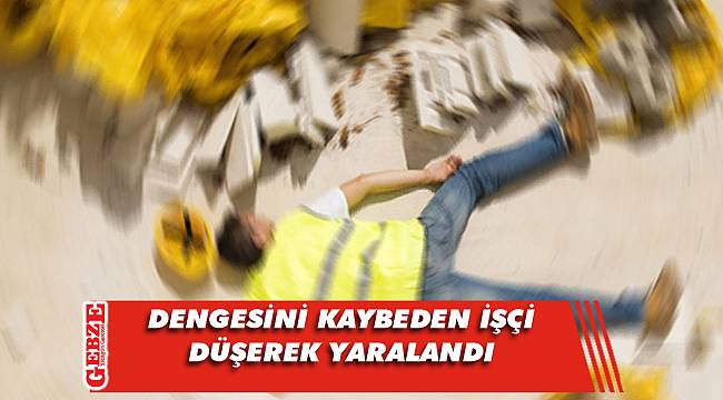 Çayırova'da iş kazası; 1 yaralı