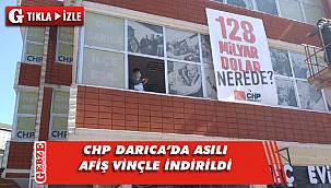 CHP Darıca'da afiş krizi 