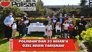 Çocuklar 23 Nisan'a özel Polisan'ı resmetti 