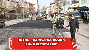 Darıca’da asfalt yama çalışmaları hız kazandı