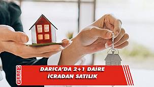 Darıca'da icradan satılık daire