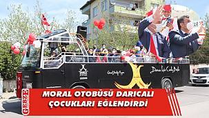 Darıca'da moral otobüsünden 23 Nisan turu