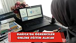 Darıca'da sınav eğitimleri uzaktan devam edecek