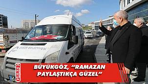 Gebze Belediyesi’nin hazırladığı Ramazan kolileri yola çıktı