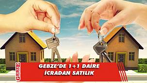 Gebze’de 1+1 daire icradan satılık