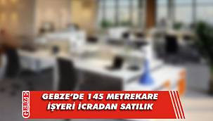 Gebze’de 145 metrekare işyeri icradan satılık
