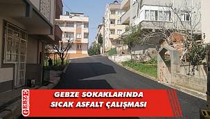 Gebze'de asfalt serim çalışmaları sürüyor