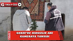 Gebze’deki hırsızlığın görüntüleri ortaya çıktı