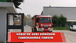 Gebze'deki yangına itfaiye müdahale etti