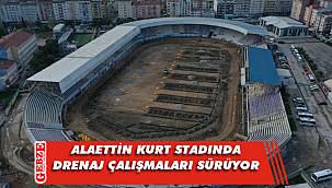 Gebze'nin stadyumunda çalışmalar devam ediyor
