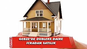 Gebze Osmanyılmaz'da dubleks daire icradan satılık