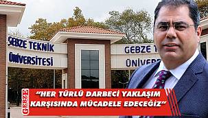 GTÜ Rektörü Aslan, o bildiriye sert tepki gösterdi