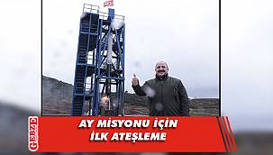 Hibrit roket motoru ilk sınavı başarıyla geçti