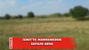 İzmit’te 454 metrekare arsa mahkemeden satılık
