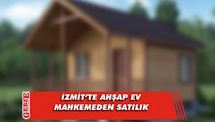 İzmit'te ahşap ev mahkemeden satılık