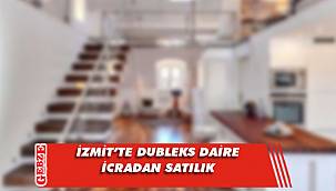 İzmit'te dubleks daire icradan satılık