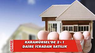 Karamürsel’de 2+1 daire icradan satılık
