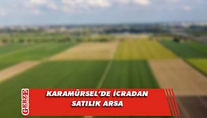 Karamürsel’de bin 387 metrekare arsa icradan satılık
