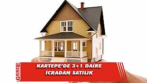 Kartepe'de 3+1 daire icradan satılık