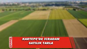 Kartepe'de icradan satılık tarla