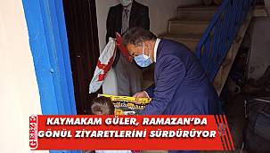 Kaymakam Güler'den 5 aileye ziyaret