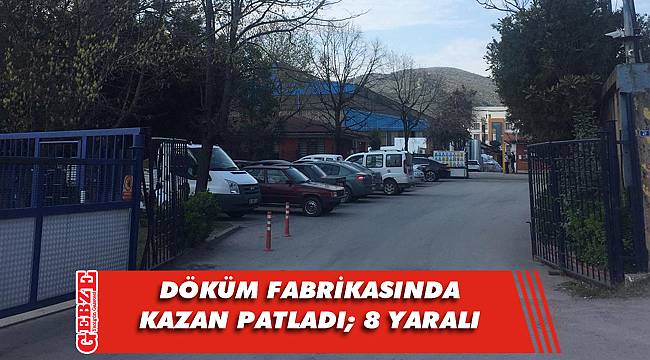 Kocaeli'de döküm fabrikasında patlama
