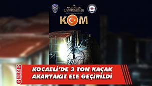 Kocaeli’de kaçak akaryakıt operasyonu