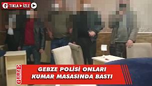 Gebze'de kumarbazlara baskın