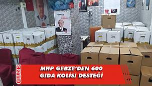 MHP Gebze'den ihtiyaç sahiplerine yardım eli