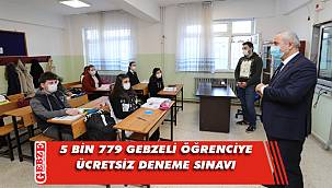 Öğrenciler Gebze Belediyesi'yle sınava hazırlanıyor