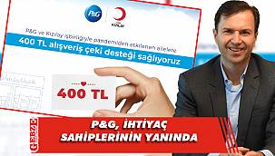 P&G'den ihtiyaç sahiplerine yardım çeki