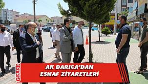 AK Darıca, ziyaretlerini aksatmıyor
