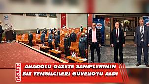 Anadolu gazete sahiplerinin BİK temsilcilerine güvenoyu