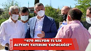 Büyükakın, 2021 altyapı yatırımları hakkında konuştu