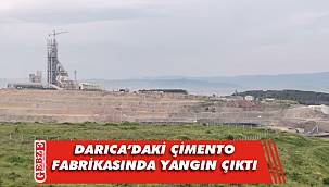 Çalışma sahasında çıkan yangın söndürüldü