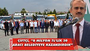 Çayırova Belediyesi, öz kaynak araç filosunu tanıttı