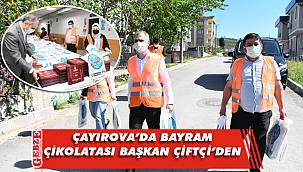 Çayırova'da 45 bin haneye bayram hediyesi