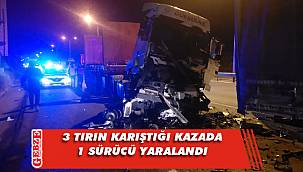 Çayırova'da korkutan kaza; 1 yaralı