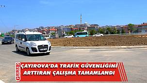 Çiftlik Caddesi’nde trafik güvenliği arttırıldı