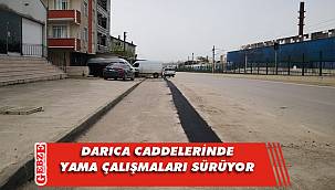 Darıca Çelikoğlu Caddesi'nde hummalı çalışma