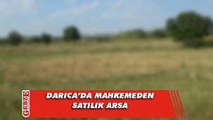 Darıca’da 459 metrekare arsa mahkemeden satılık