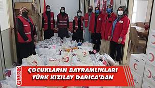 Darıca'da bayramlıklar Kızılay'dan