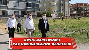 Darıca'da yaz hazırlıkları sürüyor