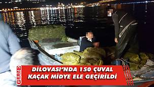 Dilovası’nda kaçak midye operasyonu