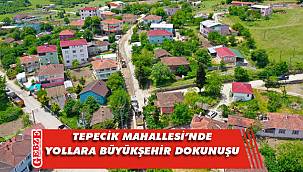 Dilovası Tepecik Mahallesi'nde üstyapı çalışması
