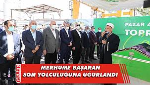 Fatma Meliha Başaran, son yolculuğuna uğurlandı