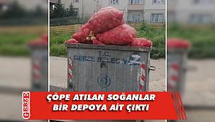 Gebze'de çöpe atılan soğanların akıbeti belli oldu