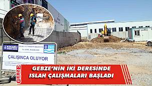 Gebze'de dere ıslahı çalışmaları başladı